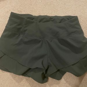 calia army green shorts